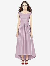 Front View Thumbnail - Suede Rose Alfred Sung Bridesmaid Dress D722