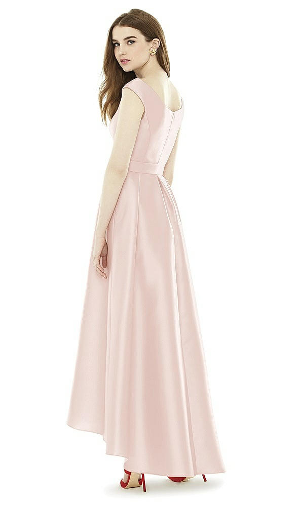 Back View - Blush Alfred Sung Bridesmaid Dress D722