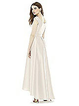 Rear View Thumbnail - Ivory Alfred Sung Bridesmaid Dress D722