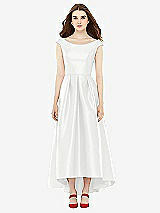 Front View Thumbnail - White Alfred Sung Bridesmaid Dress D722