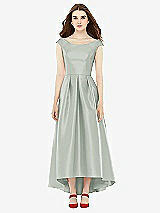 Front View Thumbnail - Willow Green Alfred Sung Bridesmaid Dress D722