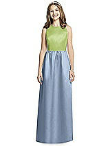 Front View Thumbnail - Cloudy & Mojito Dessy Collection Junior Bridesmaid Dress JR536