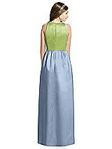 Rear View Thumbnail - Cloudy & Mojito Dessy Collection Junior Bridesmaid Dress JR536