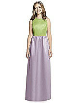 Front View Thumbnail - Lilac Haze & Mojito Dessy Collection Junior Bridesmaid Dress JR536