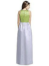 Rear View Thumbnail - Silver Dove & Mojito Dessy Collection Junior Bridesmaid Dress JR536