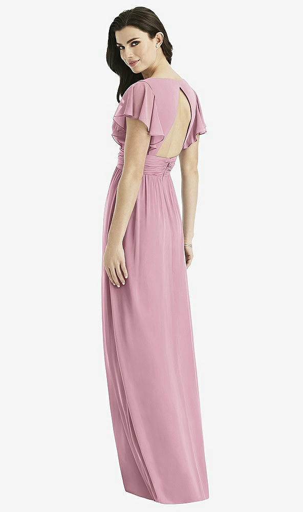 Back View - Dusty Pink Studio Design Bridesmaid Dress 4526