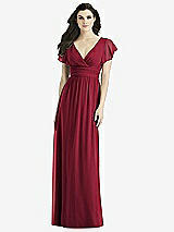Front View Thumbnail - Burgundy Studio Design Bridesmaid Dress 4526