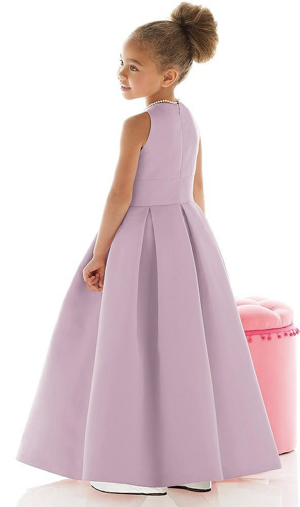 Back View - Suede Rose Flower Girl Dress FL4059
