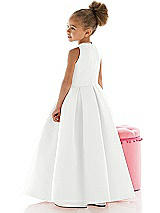 Rear View Thumbnail - White Flower Girl Dress FL4059