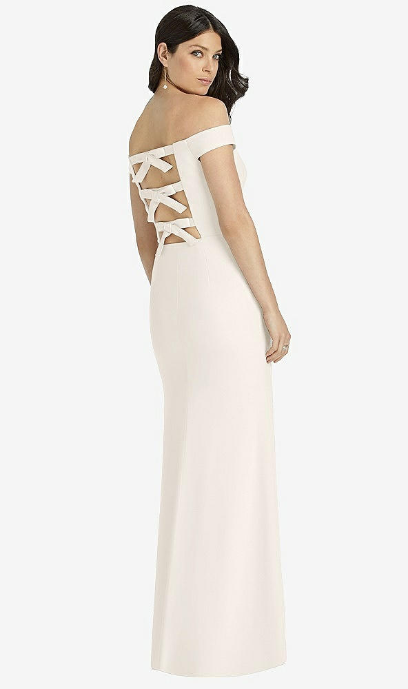 Back View - Ivory Dessy Bridesmaid Dress 3040