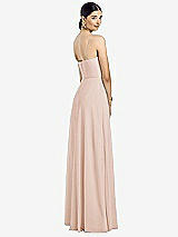 Rear View Thumbnail - Cameo Spaghetti Strap Chiffon Maxi Dress with Jeweled Sash