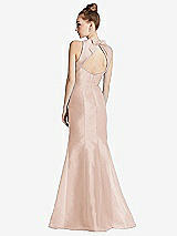 Front View Thumbnail - Cameo Bateau Neck Open-Back Maxi Dress with Bow Detail