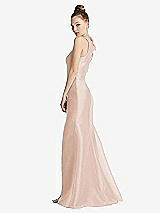 Side View Thumbnail - Cameo Bateau Neck Open-Back Maxi Dress with Bow Detail