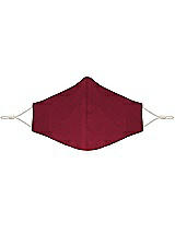 Front View Thumbnail - Burgundy Crepe Reusable Face Mask