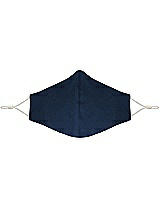 Front View Thumbnail - Midnight Navy Crepe Reusable Face Mask