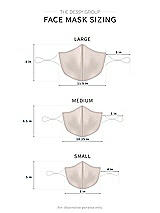 Rear View Thumbnail - Blush Rococo Lace Reusable Face Mask