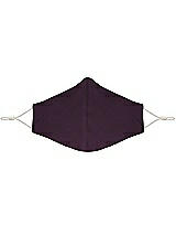 Front View Thumbnail - Aubergine Soft Jersey Reusable Face Mask