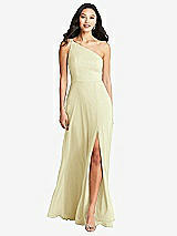 Front View Thumbnail - Butter Yellow Bella Bridesmaids Dress BB130