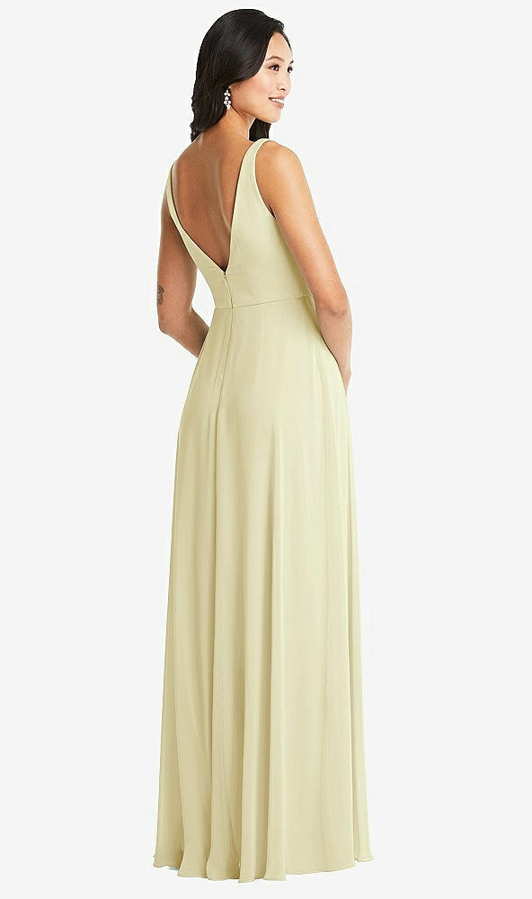 Back View - Butter Yellow Bella Bridesmaids Dress BB131