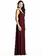 Side View Thumbnail - Cabernet Bella Bridesmaids Dress BB131