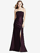 Front View Thumbnail - Deep Plum Bella Bridesmaids Dress BB133