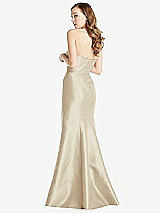 Rear View Thumbnail - Champagne Bella Bridesmaids Dress BB133
