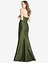 Rear View Thumbnail - Olive Green Bella Bridesmaids Dress BB133