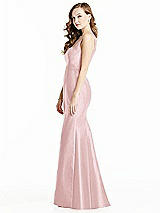 Side View Thumbnail - Ballet Pink Bella Bridesmaids Dress BB135