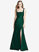 Front View Thumbnail - Hunter Green Bella Bridesmaids Dress BB135
