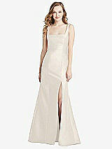 Front View Thumbnail - Ivory Bella Bridesmaids Dress BB135