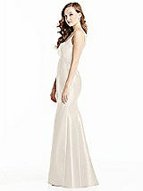 Side View Thumbnail - Ivory Bella Bridesmaids Dress BB135