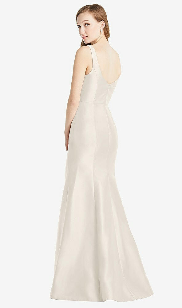 Back View - Ivory Bella Bridesmaids Dress BB135