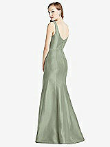 Rear View Thumbnail - Sage Bella Bridesmaids Dress BB135