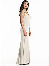 Side View Thumbnail - Ivory Bella Bridesmaids Dress BB136