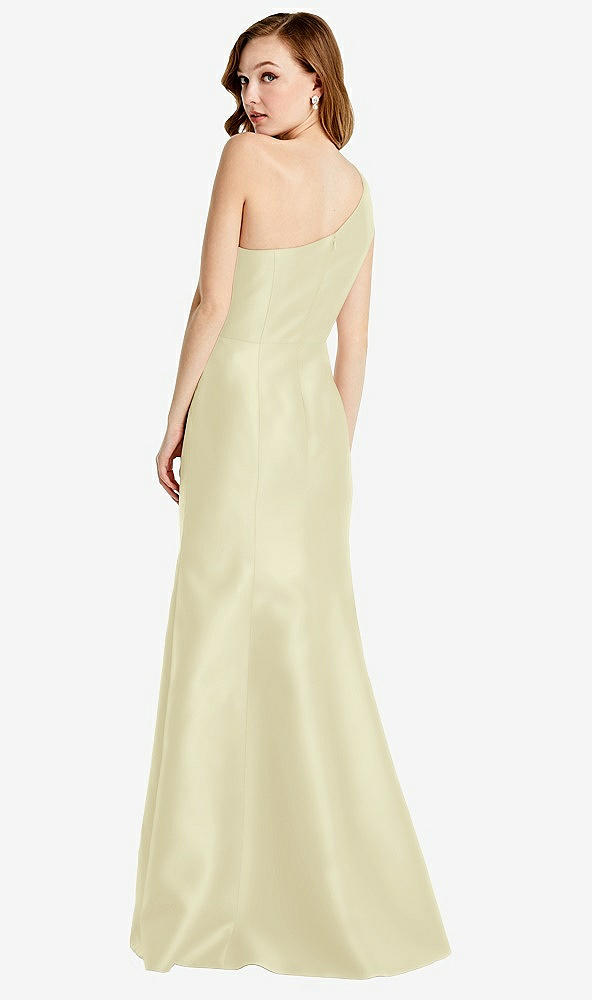 Back View - Butter Yellow Bella Bridesmaids Dress BB137