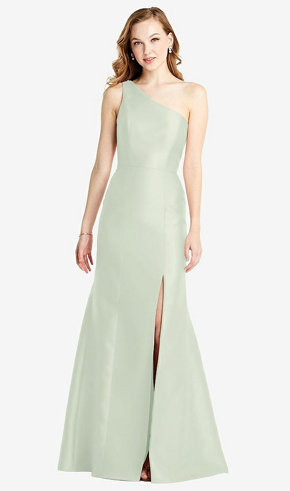 Front View - Mint Green Bella Bridesmaids Dress BB137