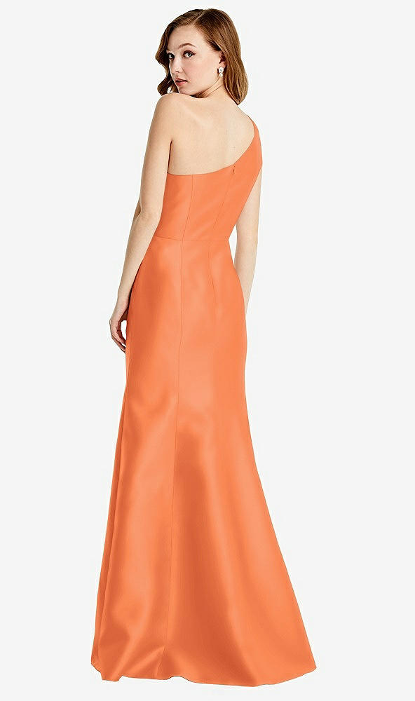 Back View - Portofino Orange Bella Bridesmaids Dress BB137