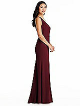 Side View Thumbnail - Cabernet Bella Bridesmaids Dress BB138