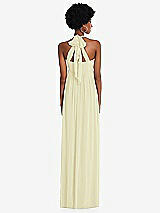 Alt View 5 Thumbnail - Butter Yellow Convertible Tie-Shoulder Empire Waist Maxi Dress