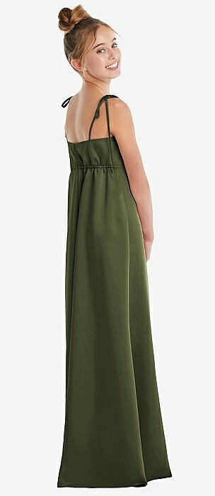 green emerald velvet dress Kennedy Blue Nica Junior Bridesmaid Dress