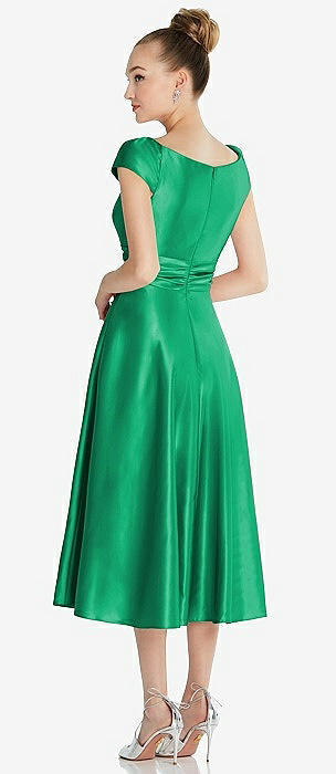 green emerald velvet dress Tilly Satin High Neck Bridesmaid Dress
