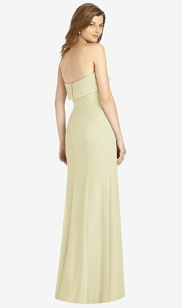 Back View - Butter Yellow Bella Bridesmaids Dress BB139