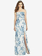 Front View Thumbnail - Cottage Rose Dusk Blue Bella Bridesmaids Dress BB139