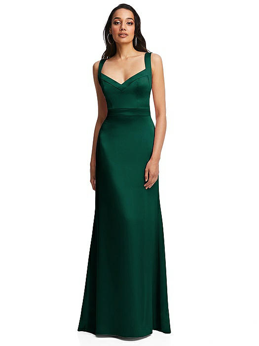 Framed Bodice Criss Criss Open Back A-Line Maxi Dress