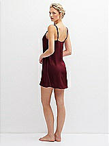 Rear View Thumbnail - Cabernet Short Whisper Satin Slip