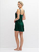 Rear View Thumbnail - Hunter Green Short Whisper Satin Slip