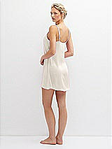 Rear View Thumbnail - Ivory Short Whisper Satin Slip