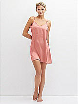 Front View Thumbnail - Rose Short Whisper Satin Slip
