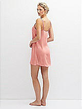 Rear View Thumbnail - Rose Short Whisper Satin Slip