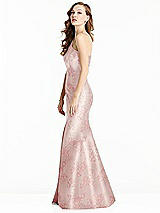 Side View Thumbnail - Bow And Blossom Print Bella Bridesmaids Dress BB137